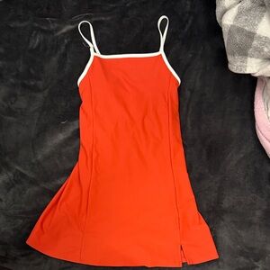 Women's Old Navy Active Red/Orange Spaghetti Strap Dress